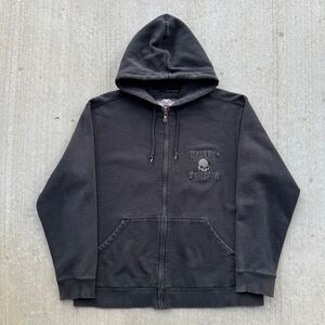 Vintage Harley Davidson Zip Up Hoodie